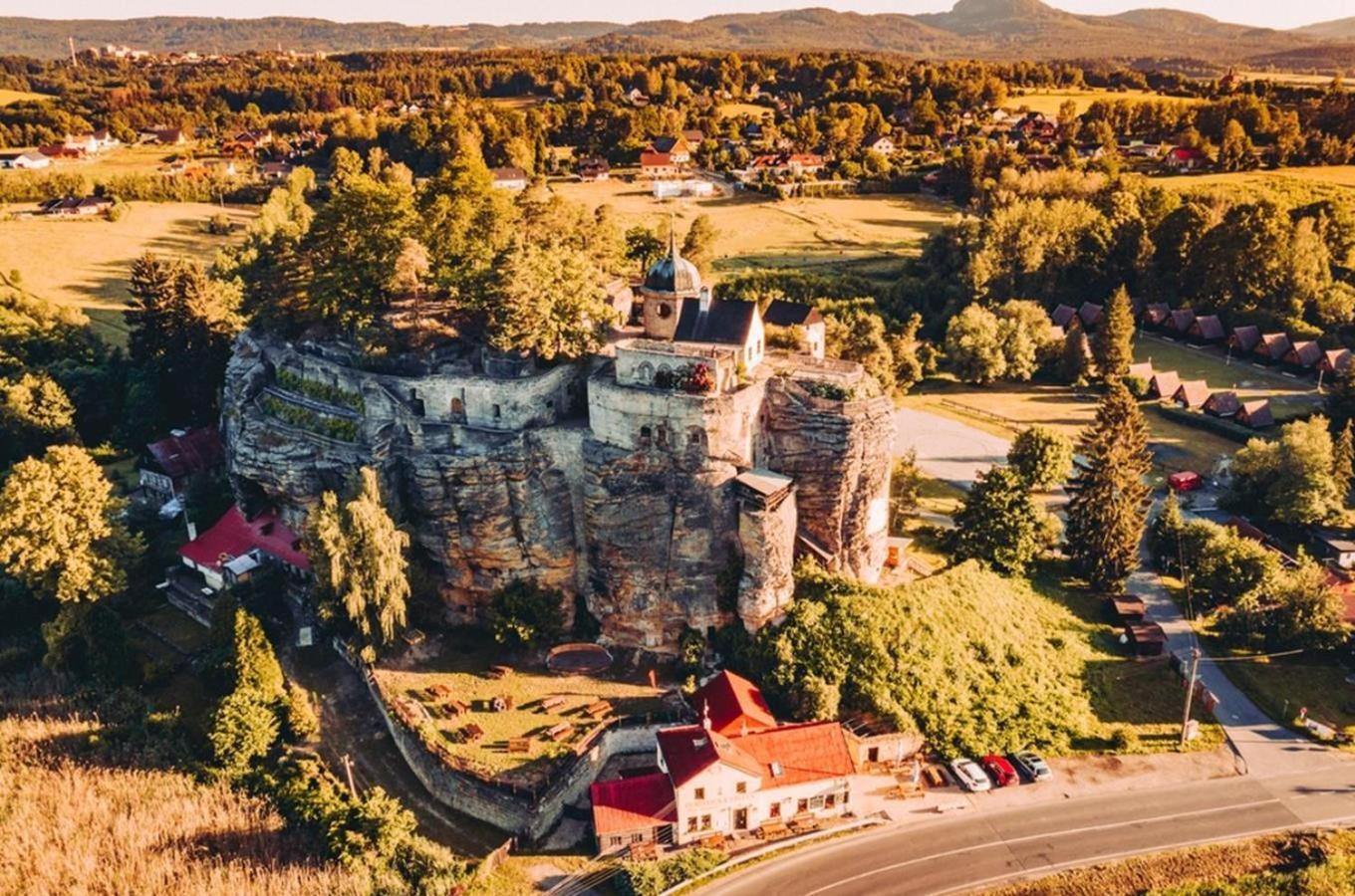 Chata Pod Hradem Sloup  Bagian luar foto